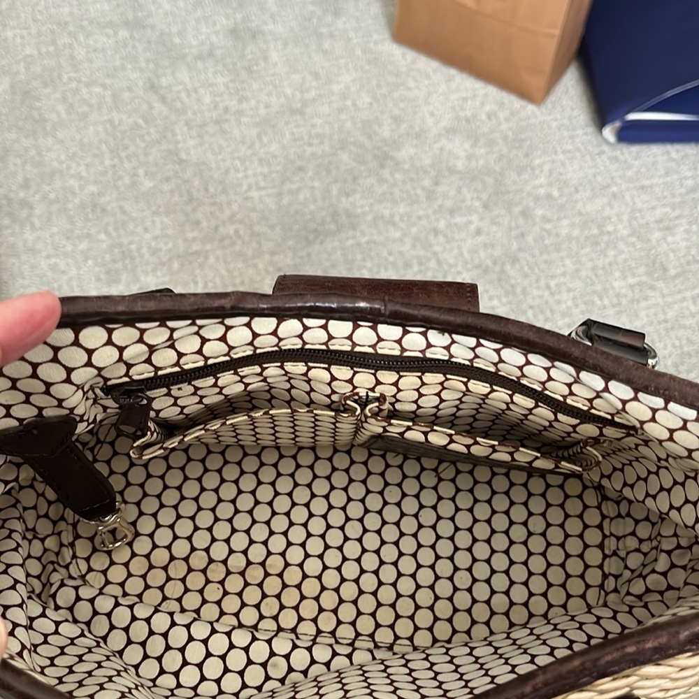 Brighton straw handbag. Perfect condition. - Picture 5 of 6